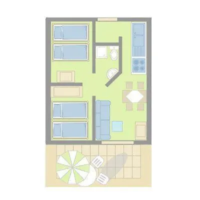 Dom wakacyjny Buedlfarm-haus Sahrensdorf